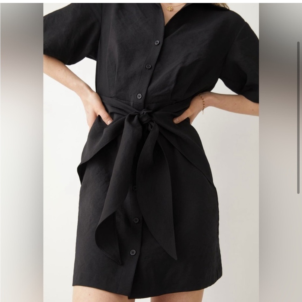 & Other Stories Black mini dress - Picture 2 of 7